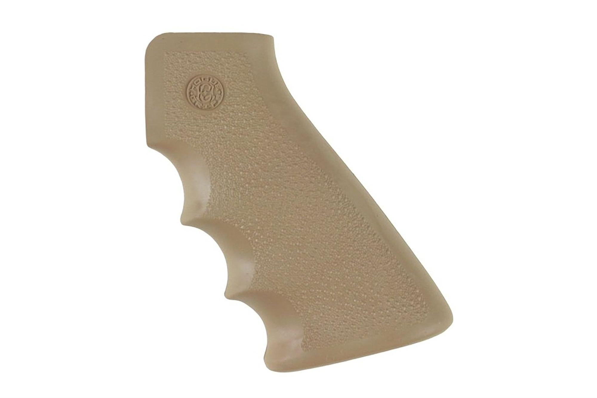 Hogue AR-15 OverMolded Pistol Grip - Finger Grooves - Flat Dark Earth